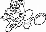 Coloring Pages Football Chiefs Kansas City Donald Duck Playing American Printable Logos Afl Color Exciting Royals Getcolorings Sports Getdrawings Kc sketch template