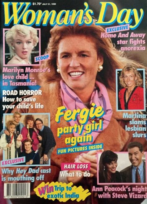 fergie woman s day magazine july 31 1990 sarah ferguson 1990 magazines