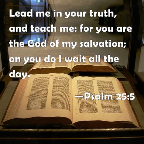 psalm  lead    truth  teach      god
