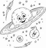 Coloring Meteor Pages Pages1 Kids Print Planet Saturn sketch template
