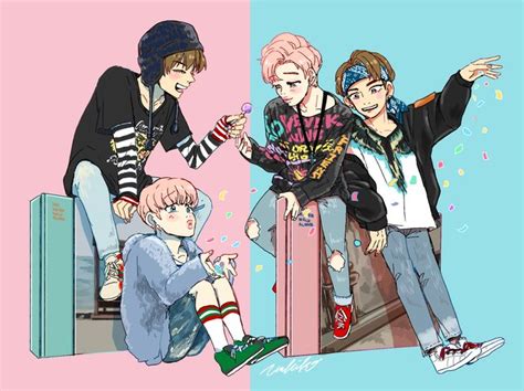 This Is Legitimately The Cutest Bts Fanart You Ve Ever