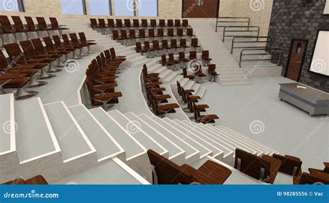 rendering lecture hall stock photo image  business