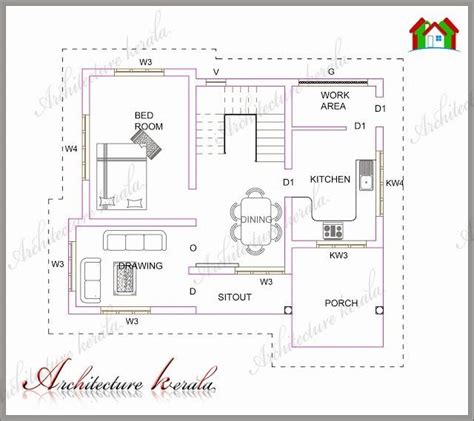 architecture kerala plan  home design floor plans delightful plan  house  bedroom