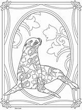 Coloring Pages Sea Lion Dover Creative Haven Publications Adult Seal Welcome Nouveau Colouring Books Doverpublications Book Choose Board Fanciful Sealife sketch template