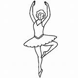 Coloring Ballerina Ballet Pages Tutu Girl Dancing Her Perform Russian Toe Butterfly Doing Wearing Costume Cute Sheet Coloringsky Color sketch template