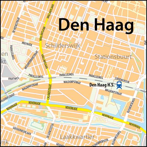 digitale plattegrond van de gemeente den haag