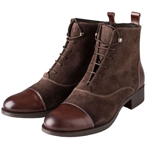 brown leather lace up ankle boots ladies country clothing cordings