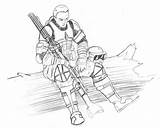 Wars Clone Trooper Star Coloring Pages Arc Drawing Scout Drawings Deviantart Action Getdrawings Rest Kuk Man Lineart Printable Getcolorings sketch template