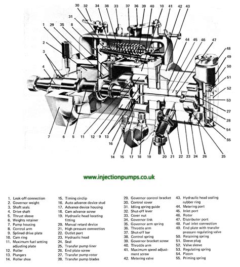 massey ferguson injection pump diagram