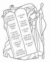 Commandments Moses Comandamenti Dieci Memorization Journaling Citazioni Travelers Domenica Libri Lezioni Scolastiche Divyajanani sketch template