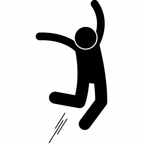 jump jumping man icon   iconfinder