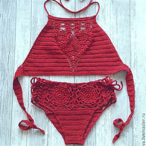 most beautiful knit bikini bottom and top patterns knittting crochet