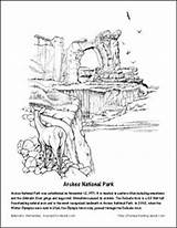 Coloring Park National Arches Joshua Tree Parks Utah Pages Tennis Wordsearch Word School Crossword Puzzle Activities Designlooter Search Arch 305px sketch template