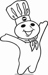 Doughboy Pillsbury Dough Clipart Coloring Pages Boy Sketch Boys Sticker Printable Bread Man Cartoon Decal Drawings Color Template Sketchite Choose sketch template
