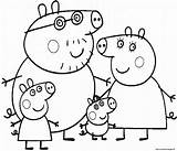 Coloring Pig Peppa Pages Print Everfreecoloring sketch template