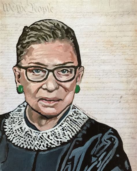 Ruth Bader Ginsburg Rest In Power — Christina Tarkoff Oil Paintings