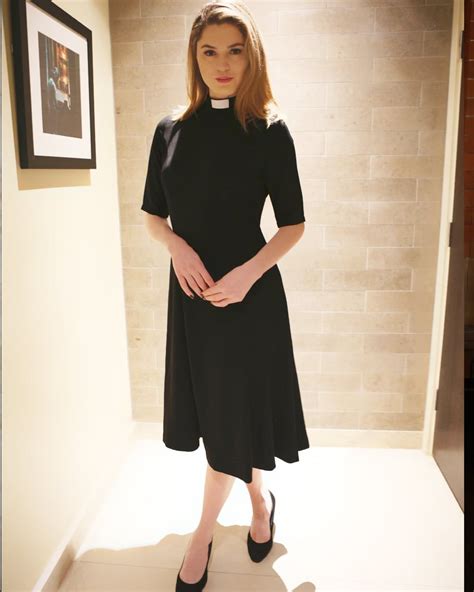 clergy tea dress in black designer clergy attire for women tea