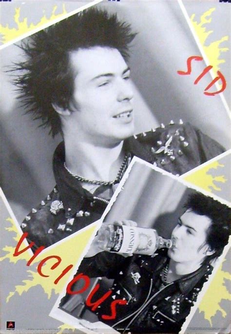 sid vicious 24x35 collage poster 1988 sex pistols etsy