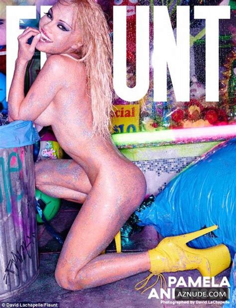 pamela anderson nude in flaunt magazine aznude