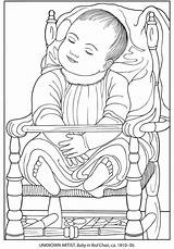 Coloring Folk Pages Dover Baby Sheets sketch template