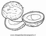 Cocco Disegno Bn Colorare Alimenti Disegnidacoloraregratis sketch template