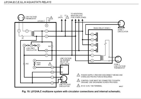 honeywell aquastat wiring diagram