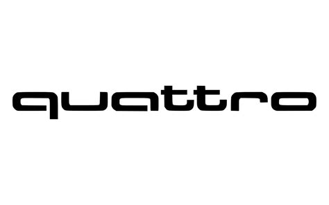 quattro logo  symbol meaning history png brand