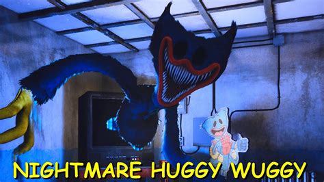 nightmare huggy wuggy jumpscare poppy playtime chapter  youtube