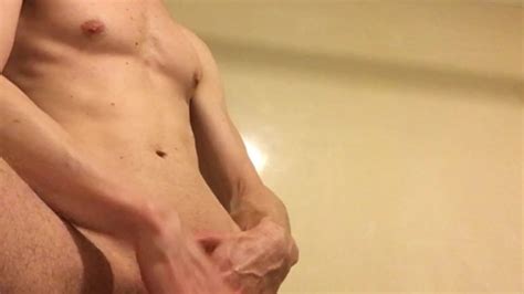 hot college jock twink sucked off by straight guy shower