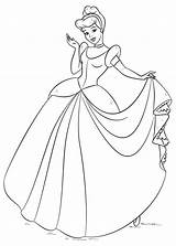 Cenerentola Disegnare Pianetabambini Stampare Principessa Scarpetta Facili Cinderella sketch template