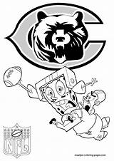 Coloring Pages Bears Chicago Nfl Spongebob Patrick Football Winx Print Browser Window Cheerleader Maatjes sketch template