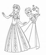 Pages Frozen Coloring Girls Getcolorings sketch template
