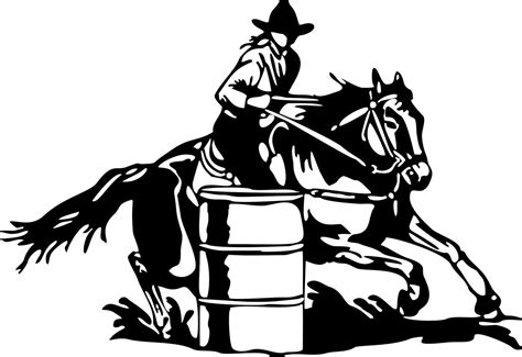 barrel racing cowgirl girl rodeo horse car truck window wall