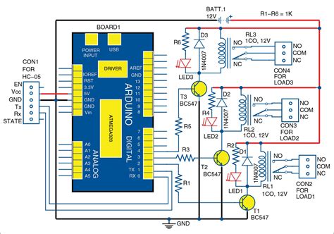 home automation  arduino  bluetooth circuit diagram wiring view  schematics diagram