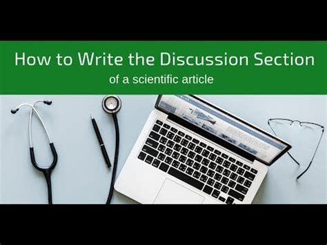 write  discussion section   scientific article youtube
