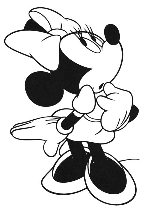 minnie mouse coloring pages  coloring pages  print