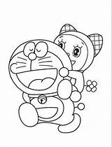 Coloring Doraemon Nobita Doremon sketch template