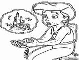 Coloring Pages Mermaid Little Ariels Beginning Wecoloringpage sketch template