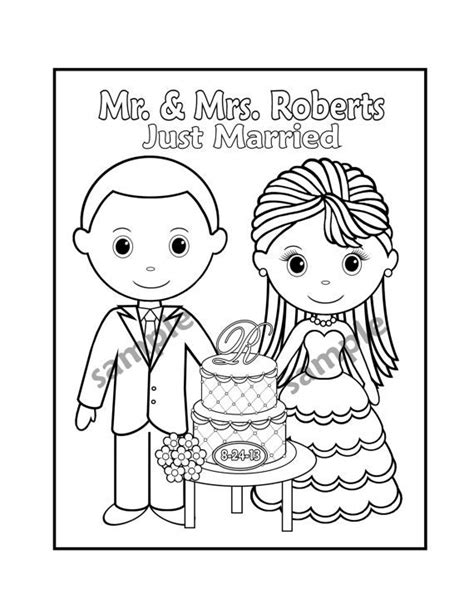wedding coloring book printable printable templates