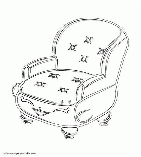 shopkin coloring books comfy chair coloring pages printablecom