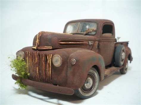 barn find 1942 ford pickup weathered rusted vintage truck