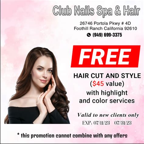 club nails spa hair beauty salon