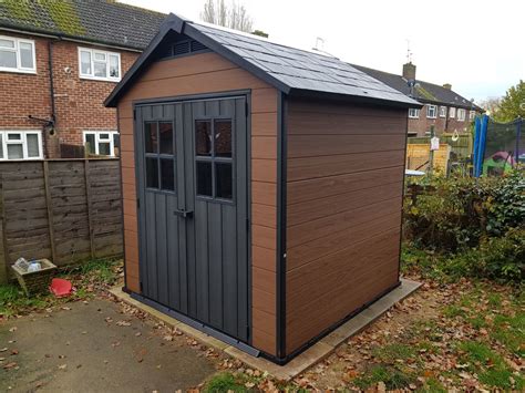 keter newton garden shed installation  assembly loughton