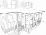 Porch Front Drawing Sketch Season Three Drawings Simply Sweet 3d Plan Paintingvalley Project Creating Sketches Client sketch template
