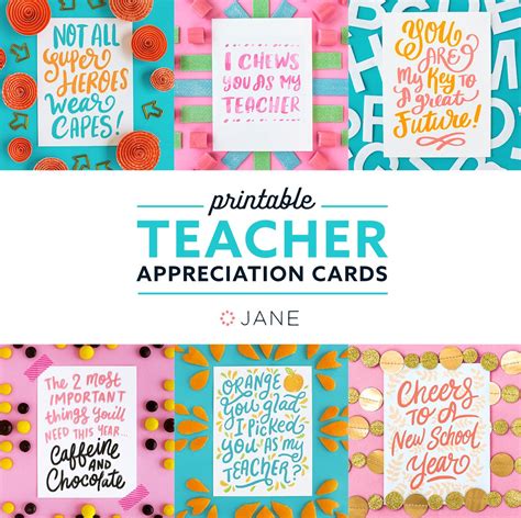 teacher printable cards