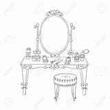 Clipart Makeup Vanity Clipground sketch template