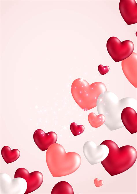 tarjeta amor corazon corazones antecedentes celebracion bangle pink