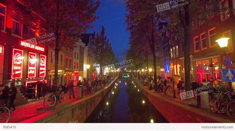 Red Light District Amsterdam Holland Stock Video Footage 7685410
