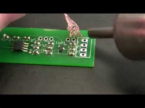 solder bridge repair youtube