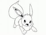 Coloring Eevee Pages Popular sketch template